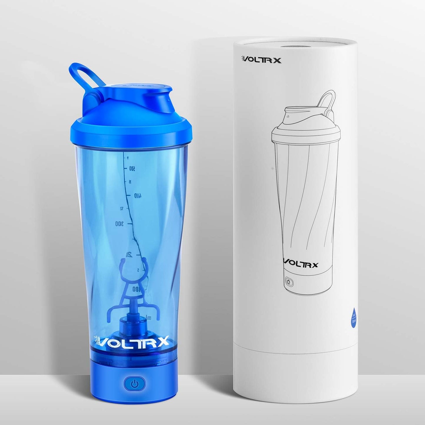 Premium Electric Protein Shaker Bottle, Made with Tritan - BPA Free - 24 oz Vortex Portable Mixer Cup/USB Rechargeable Shaker Cups for Protein Shakes