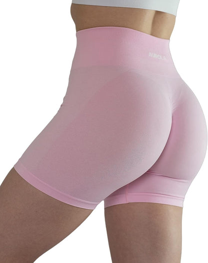 FIRST RANK Intensify Workout Shorts for Women Seamless Scrunch Short Gym Yoga Running Sport Active Exercise Fitness Shorts