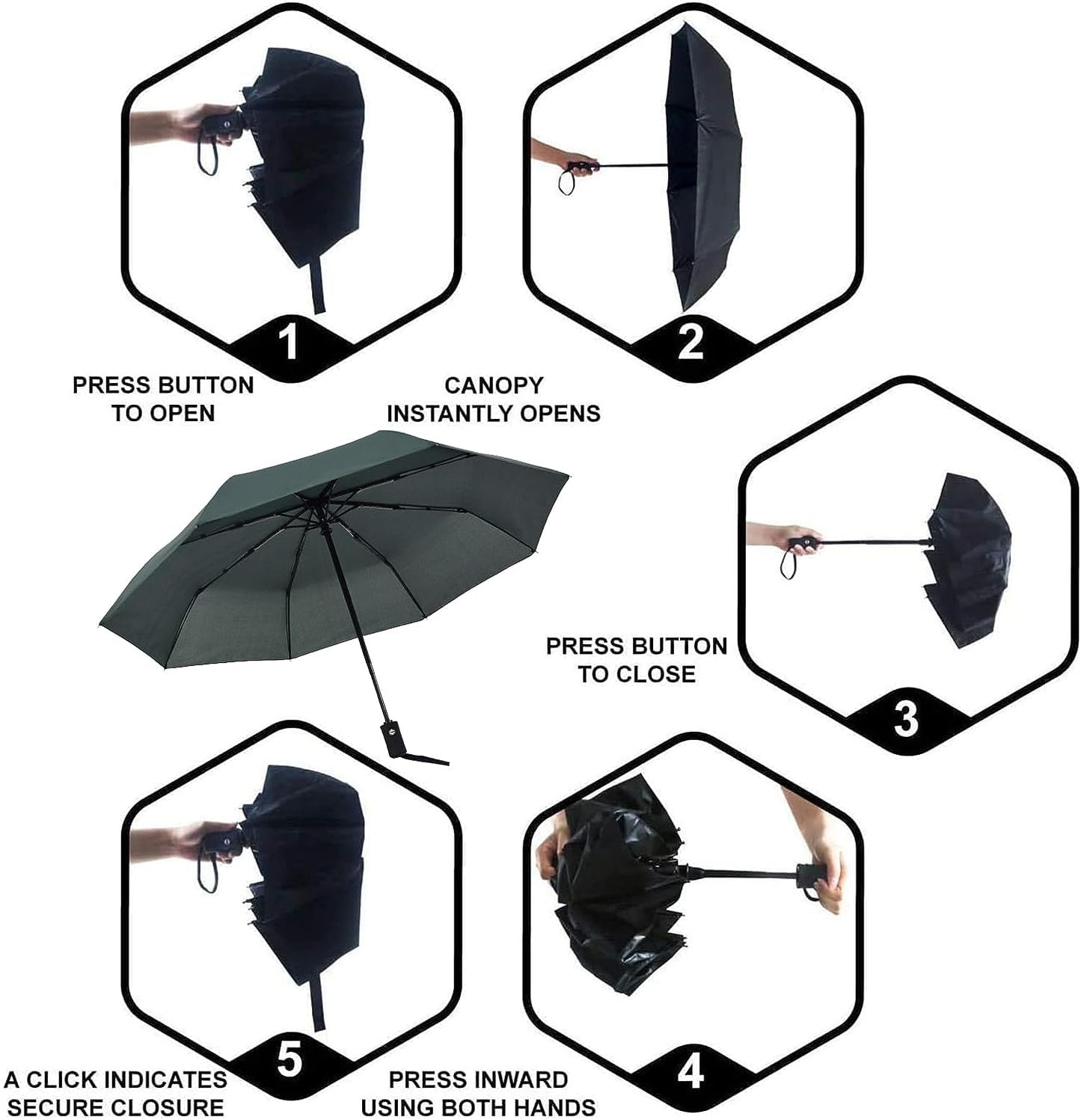 Travel Umbrella Windproof Automatic Umbrellas-Factory Outlet umbrella