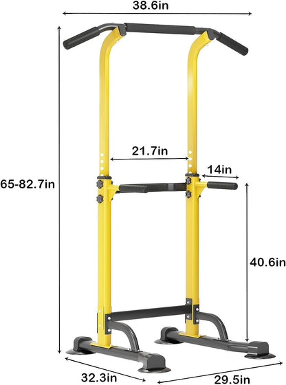 Station Pull Up Bar for Home Gym Adjustable Height Strength Training Workout Equipment,Pull Up Bar Station