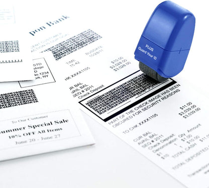 Guard Your ID Roller Identity Security Stamp Roller (Blue) IS-520CM