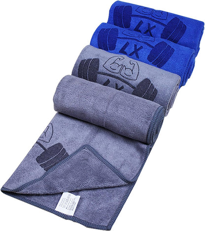 SPORT 4Pack Cotton Yoga Towel(13.7" x 27.5"), Gym Towel Set, Cool Waffle Pattern Towel for Neck and Face, Soft Breathable Towel for Yoga, Sports, Kitchen, Camping, Running, Workout