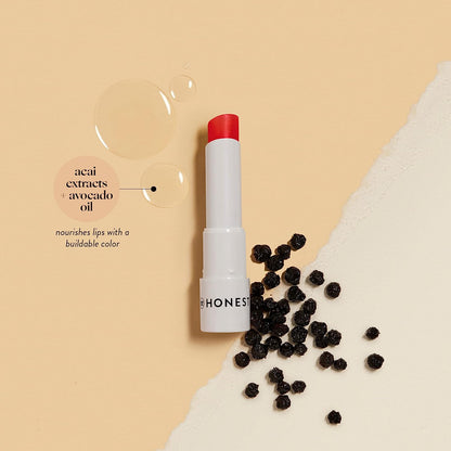 INCREDIBLE Beauty Tinted Lip Balm | Antioxidant-rich Acai Extracts + Avocado Oil | EWG Certified, Vegan, Cruelty Free | Summer Melon