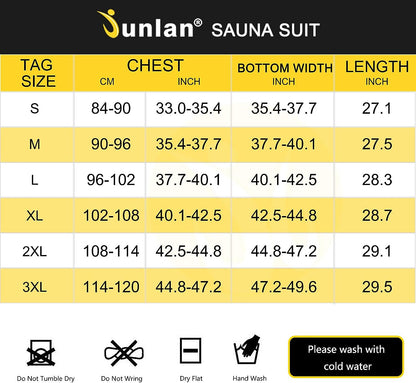 BEST Sauna Suit for Men Sweat Jacket for Men Sweat Sauna Pants Gym Workout Sweat Suit