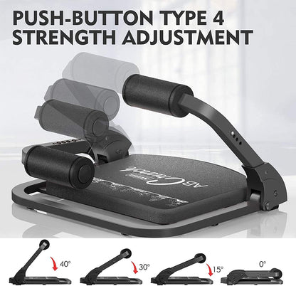 Ab Crunch Machine,Exercise Equipment for Home Gym Equipment for Strength Training with Resistance Bands, Abs and Total Body Workout,Sole Brand and Patent Owner