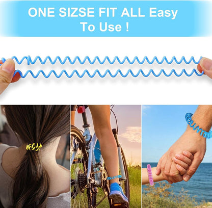 Anti Mosquito Bracelets, 24 Pack Individually Wrapped, DEET Free, Natural and Waterproof Band