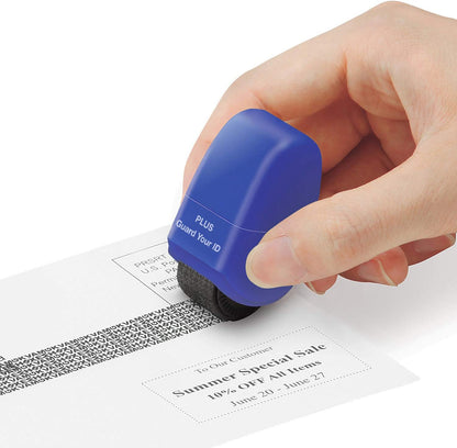 Guard Your ID Roller Identity Security Stamp Roller (Blue) IS-520CM