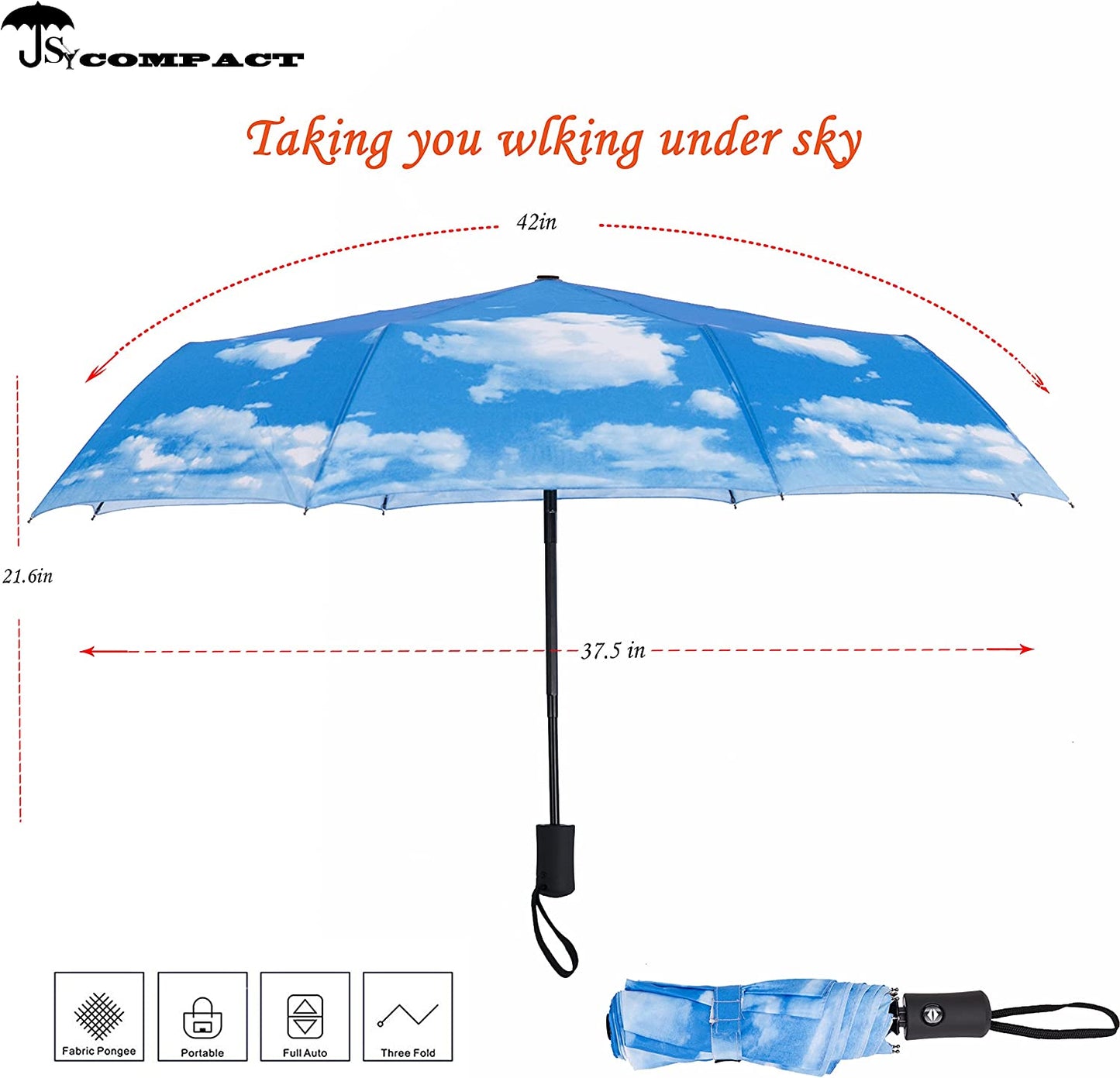 Travel Umbrella Windproof Automatic Umbrellas-Factory Outlet umbrella